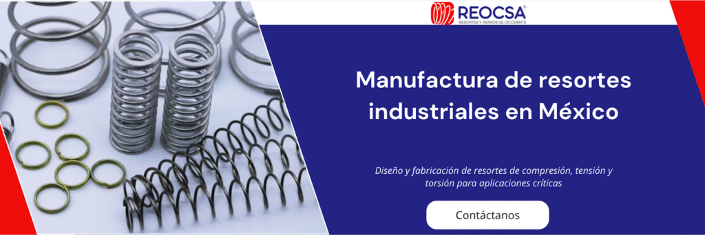Manufactura de resortes industriales
